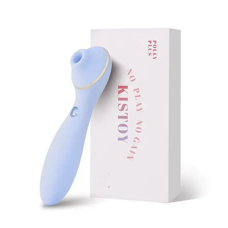Вакуумний вібратор KISTOY Polly Plus Purple з підігрівом Львов - изображение 1