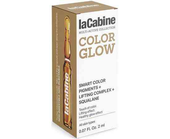 Тонирующая концентрированная сыворотка с эффектом сияния Color Glow Ampoules LaCabine, 2 мл Днепр