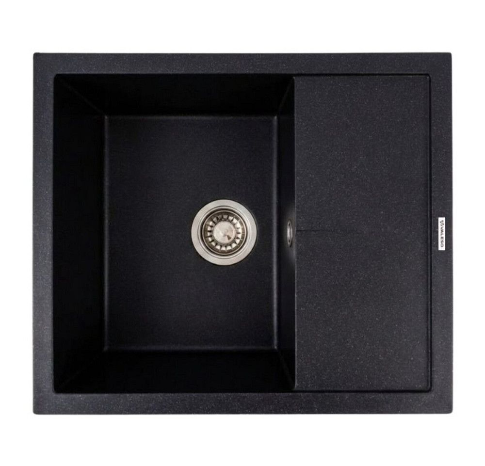VALESO Кухонна гранітна мийка 5850 REYNA VALESO чорний металік Коломыя - изображение 3