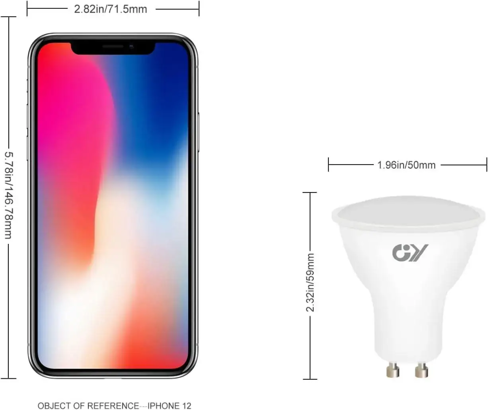 Набір LED ламп GU10 4.9W 790 lm, 4000K нейтральний білий, енергозберігаючі LED лампи для точкового освітлення Київ - фото 7
