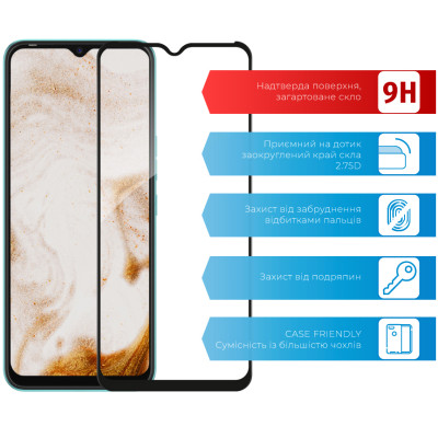 Стекло защитное ACCLAB Full Glue Tecno Spark 8 (1283126533075) Винница - изображение 4