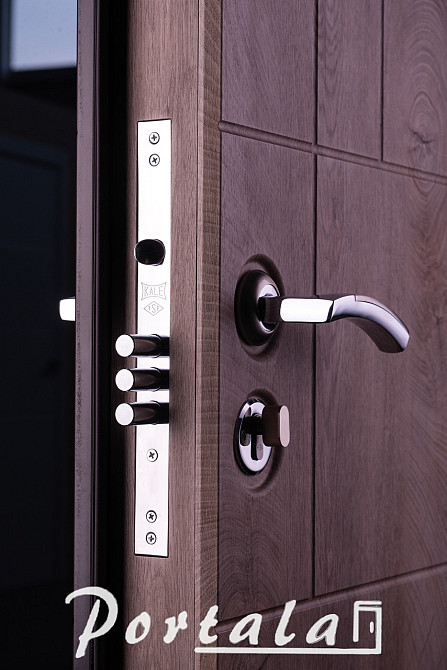 Двері вуличні, МДФ-фарбування по RAL,серія ТРІО, модель Неаполь-2 Київ - фото 5