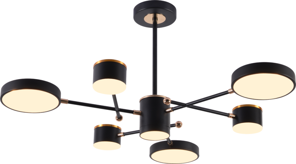 SIRIUS Люстра світлодіодна акрилова Sirius B X13287/6 BK+FGD Коломыя - изображение 2