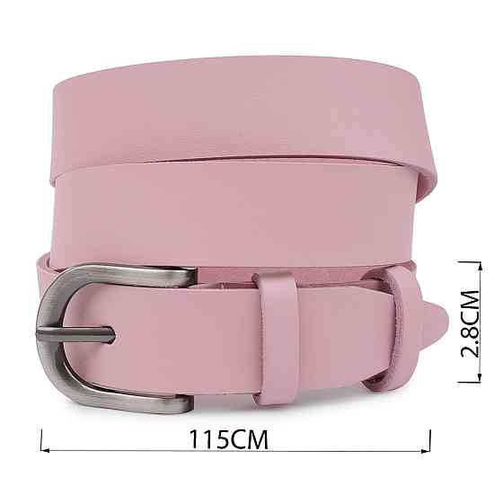 Современный женский ремень Vintage 20787 Розовый Киев