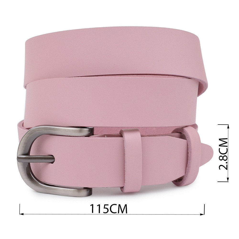 Современный женский ремень Vintage 20787 Розовый Киев - изображение 3