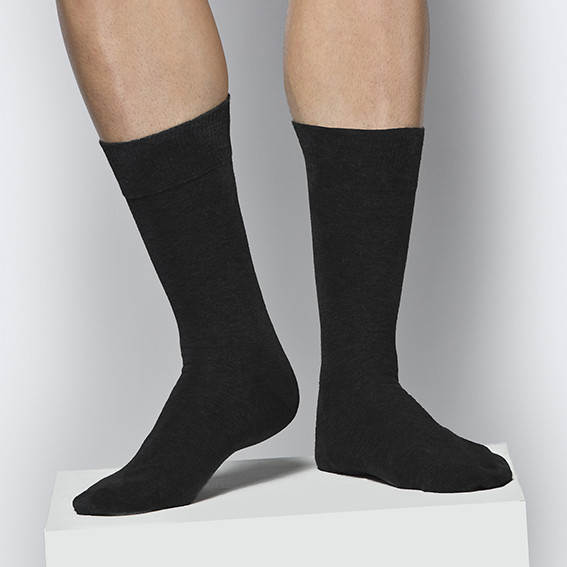 Носок мужской Atlantic высокий MSC-011 39-41, Черный Киев - изображение 1