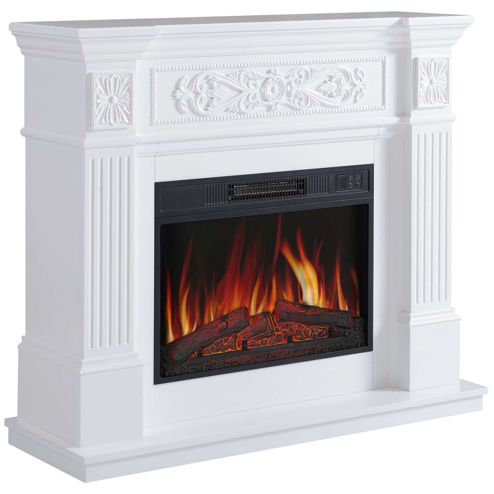 Камінокомплект ArtiFlame Toscana AF23S білий з обігрівом і звуком горіння вогню Львів - фото 1