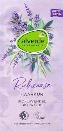Alverde NATURKOSMETIK Маска для волос с лавандой и ивой 15 ml Львов
