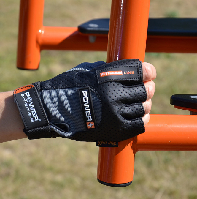 Рукавички для фітнесу Power System PS-2500 Power Plus Black/Grey XS Кам'янське - фото 8