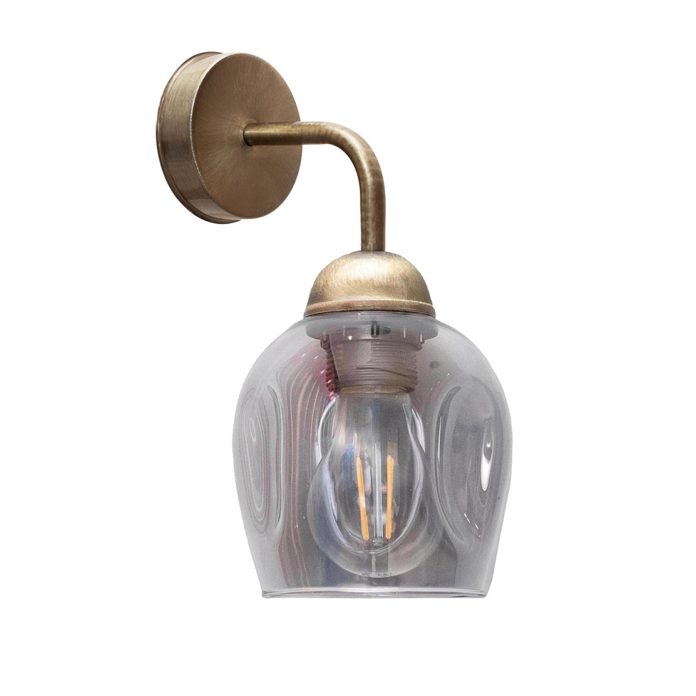 Светильник настенный MSK Electric Enigma бра под лампу E27 PL 20240 BN бронза Одесса - изображение 2