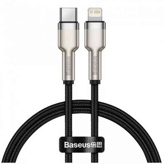Кабель Baseus Cafule Series Metal Data Cable Type-C to iP PD 20W 0.25m Black Київ