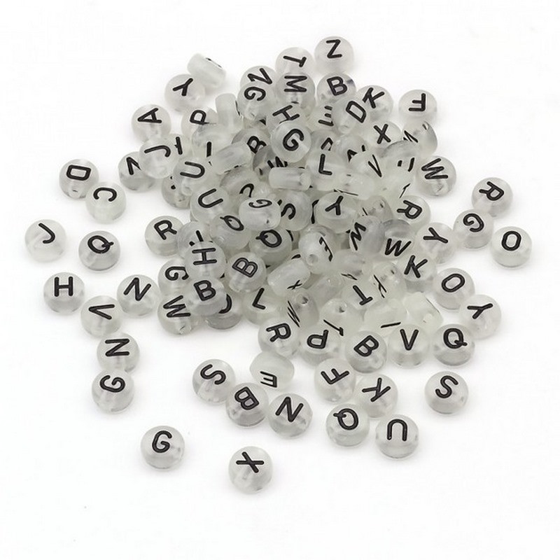 Декоративні намистинки для творчості Літери Dom Busin УТ100024898 в упаковці 170 шт Вінниця - фото 1