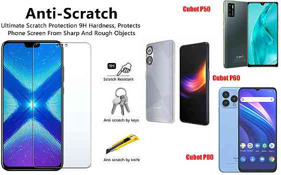 Защитное стекло NeoGlass для Cubot P50, Cubot P60, Cubot P80 – ультрапрозрачное и устойчивое Киев