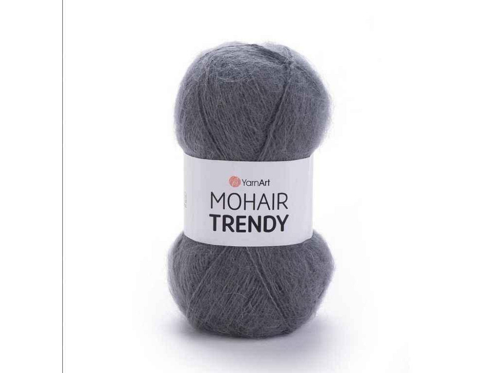 Пряжа Mohair Trendy синьо-сірий 50% мохер 50% акрил 220м 100г 5шт/уп 114 ТМ YarnArt Київ - фото 1