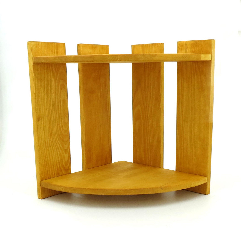 Угловая настенная полка 