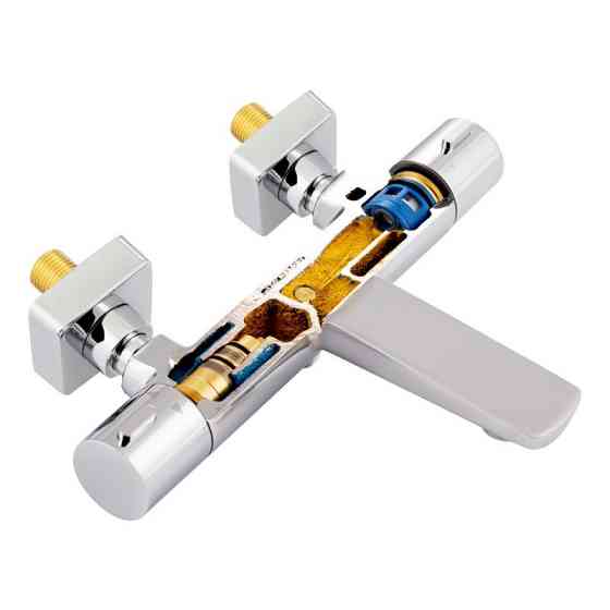 Змішувач термостатичний для ванни Qtap Votice 30T105GC (QVTC30T105GC) Київ