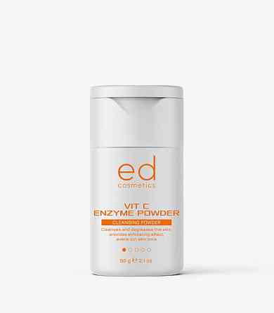 Ензимна пудра з вітаміном С з пробіотиком Vit C enzyme cleansing powder ED Cosmetics 60 мл Київ