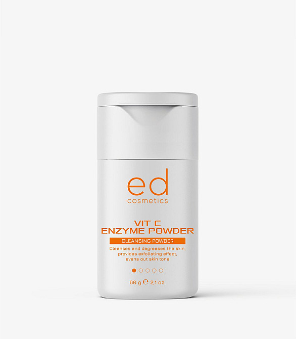 Ензимна пудра з вітаміном С з пробіотиком Vit C enzyme cleansing powder ED Cosmetics 60 мл Київ - фото 1