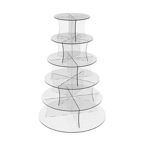 Подставка EKOSTAR под торты и для кенди бара на 6 ярусов Киев