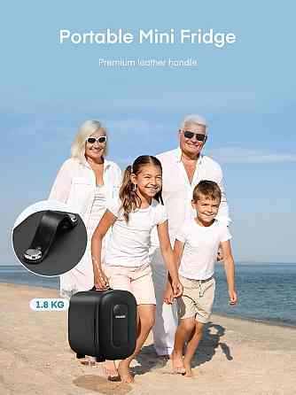 УЦІНКА! Міні-холодильник Fohere 5 літрів/6 банок Холодильник 12 В Холодильник для косметики Дніпро