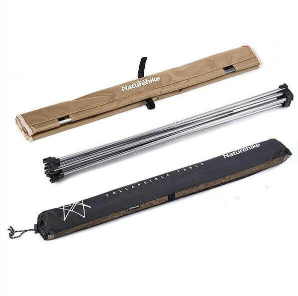Розкладний стіл Naturehike NH20JJ020 1680D Oxford алюміній (Бежовий) розмір L Вінниця - фото 3
