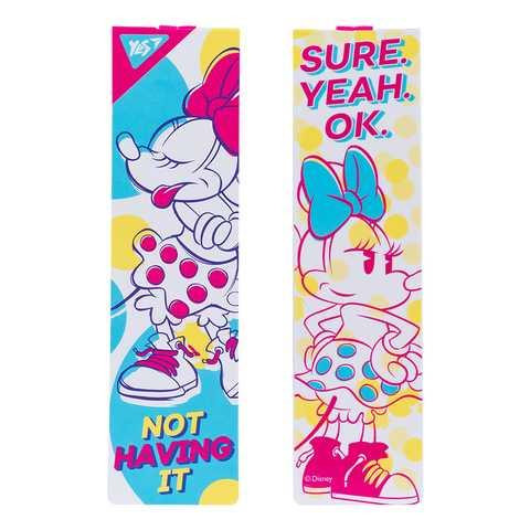 Закладинка паперова з фіксатором "Yes" Minnie Mouse, 707457, шт Київ - фото 1