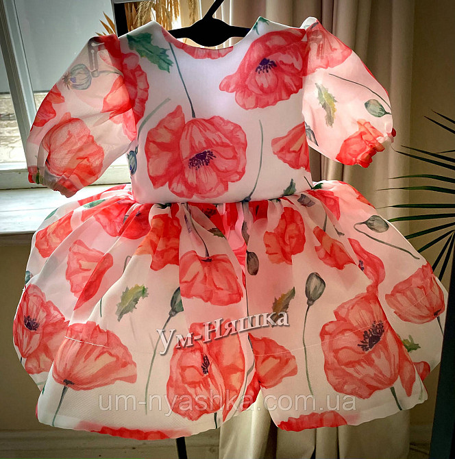 Маки святкова дитяча сукня з маками Кривой Рог - изображение 7