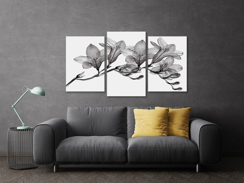 Модульна картина у вітальню/ спальню Квіті Art-598_3 70x130 см Київ - фото 3