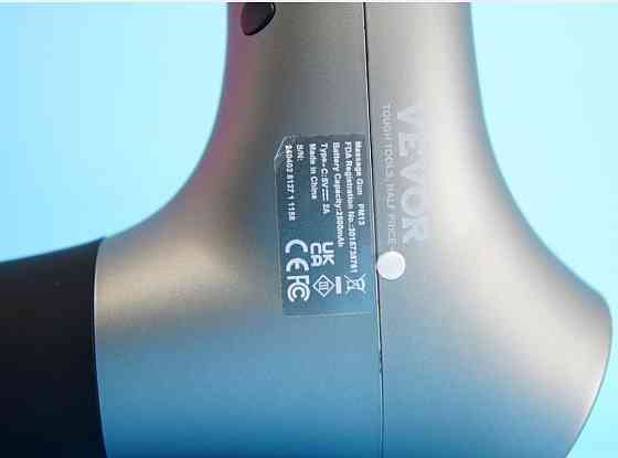 Электрический перкуссионный массажер для мышц VEVOR, 12 В, 2500 мАч, 6. Харьков