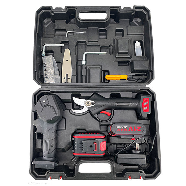 Набор мини пила на 6 дюймов и секатор + 2 аккумулятора и кейс Киев - изображение 4