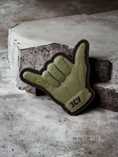 “Shaka” 3D шеврон \ патч олива Киев - изображение 1