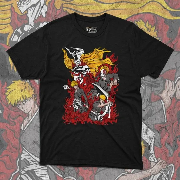 Футболка для подростка мальчика с принтом Блич Ичиго Куросаки 5 Размер 160 Anime10647 Днепр - изображение 1