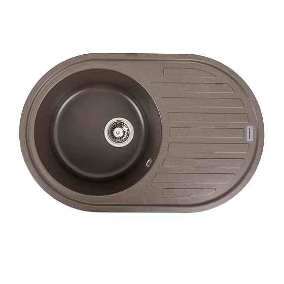 VALESO Гранітна мийка для кухні VALESO 7750 LIRA матова Темна скеля Киев