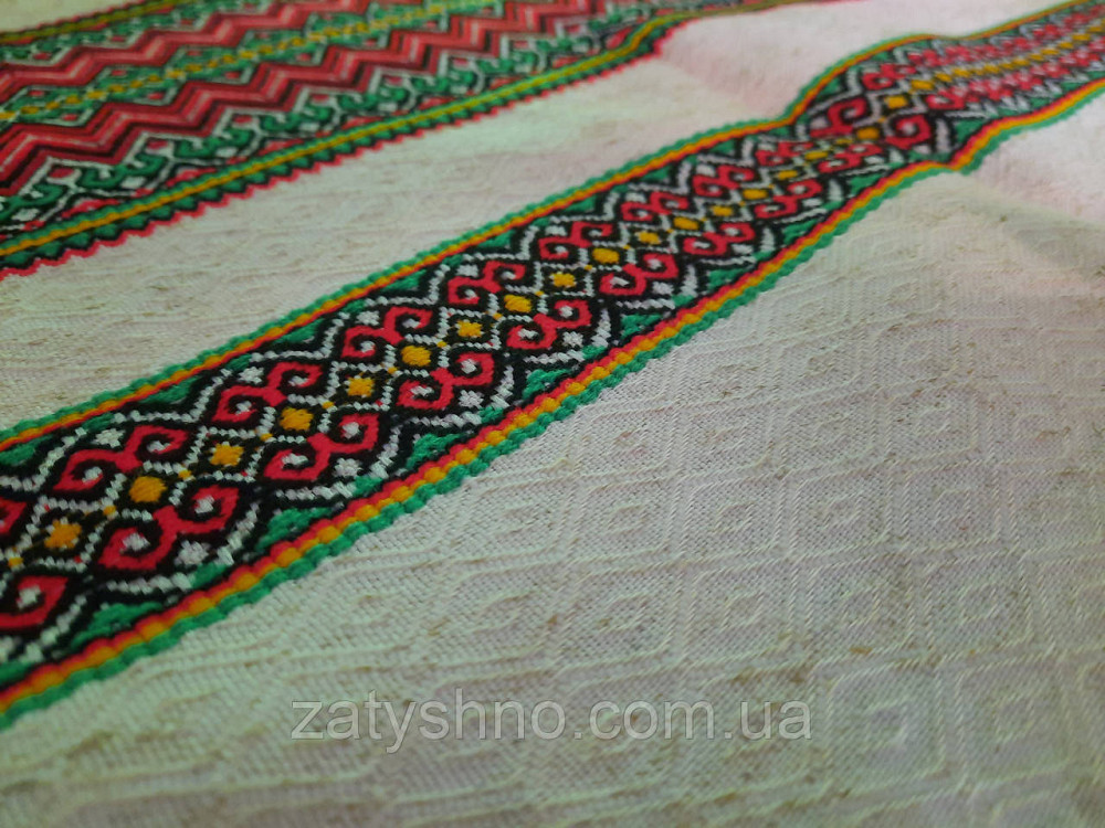 Скатерть с салфетками вышитая красная Киев - изображение 6