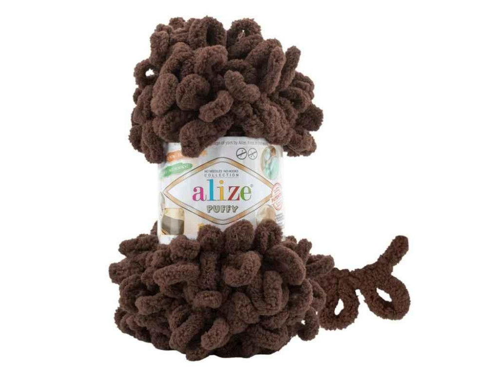 Пряжа Puffy 493 5шт/уп 100% Мікрополіестер 100г 9,2м ТМ ALIZE Київ - фото 1