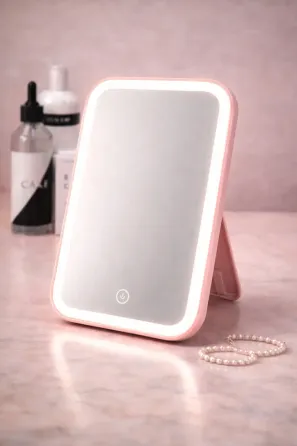 Сенсорное зеркало с подсветкой на аккумуляторе для макияжа Led makeap mirro Коломия