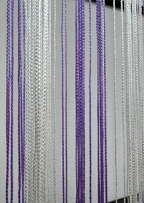 Штори-нитки "Кісея" з люрексом Бузковий з білим 300х300см 1 шт (61-096) Київ - фото 8