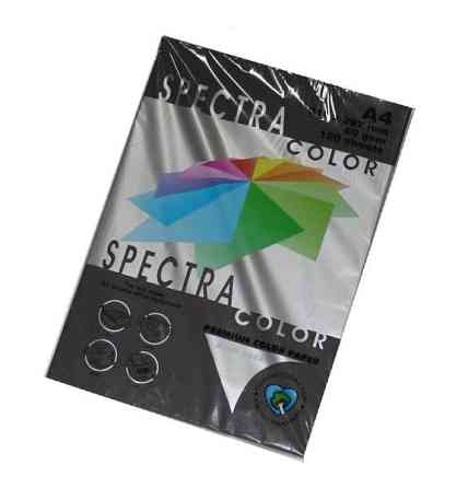 Папір ксероксний кольоровий "Spectra" A4 80г/м 100арк темн. Black 401 (чорний) 16.4204, шт Київ