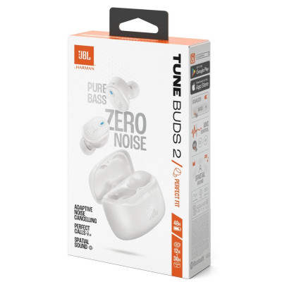 Навушники JBL Tune Buds 2 White (JBLTBUDS2WHT) Вінниця - фото 5