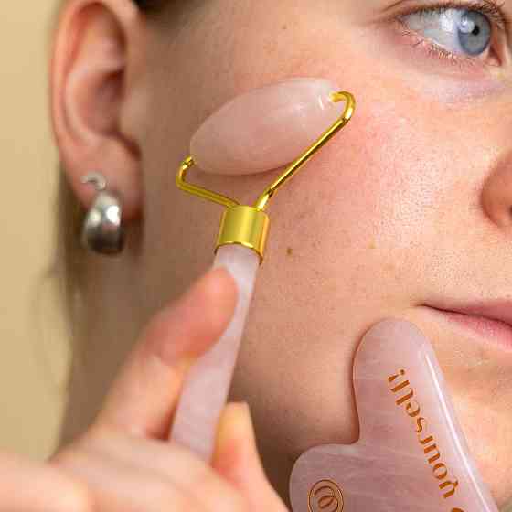 Набір масажерів гуаша Womanizer Gua Sha Set, ролер та скребок Sex Aura Київ