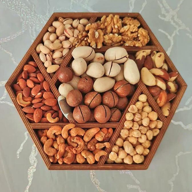 Менажница деревянная 