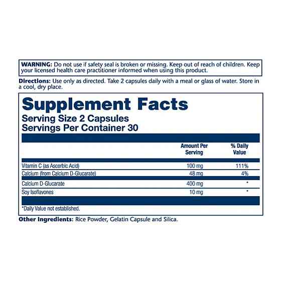 Кальцій Д глюкарат Solaray Calcium D Glucarate 400mg 60 caps Київ