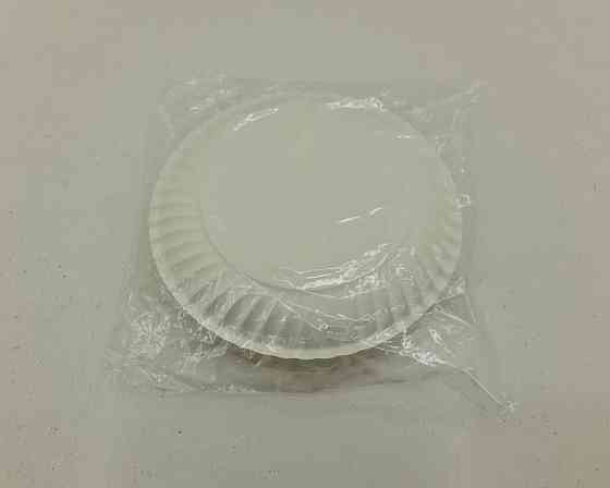 Тарелка бумажная белая D-25.5 см (50)*1 (50 шт) Харьков