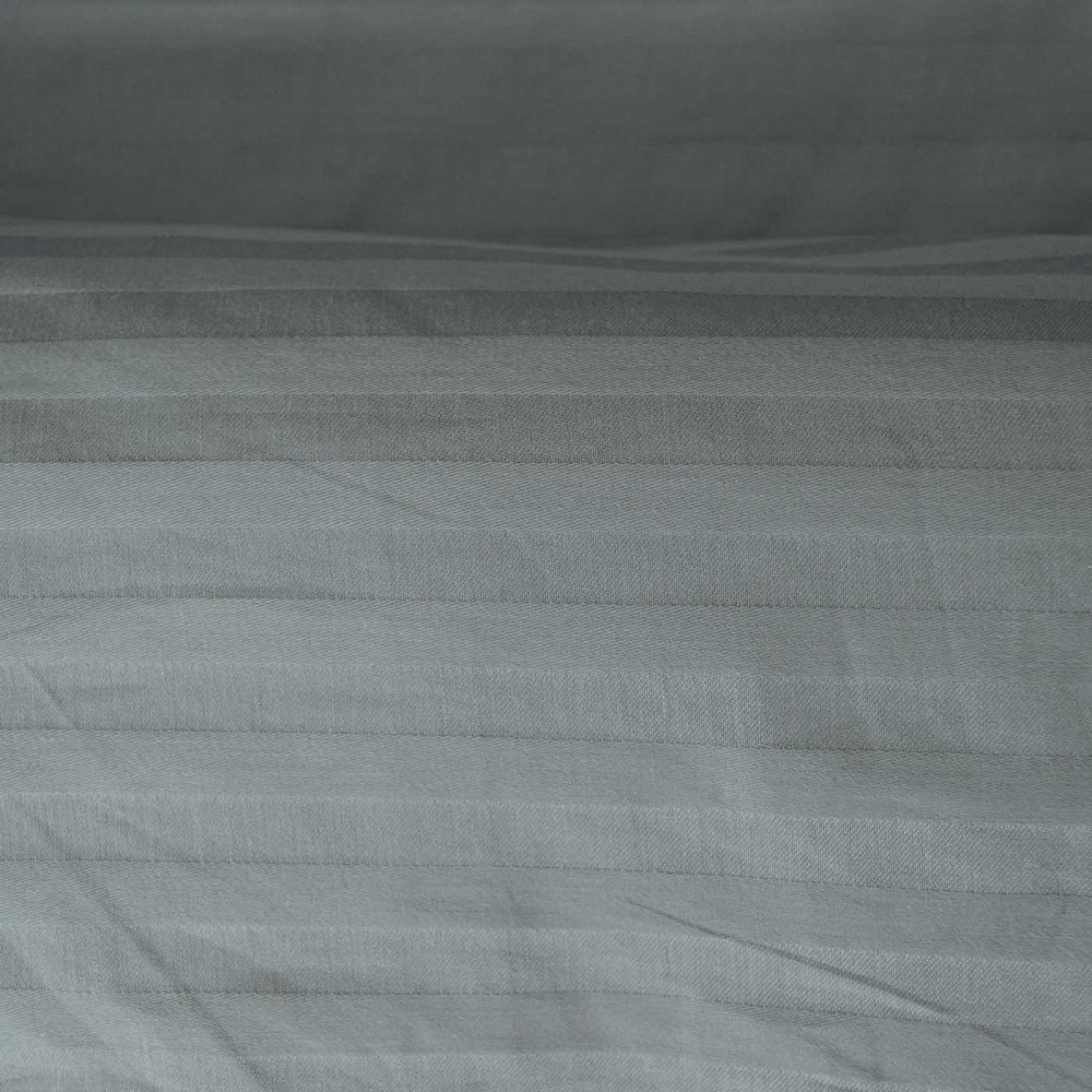 Постільна білизна Євро комплект Страйп Сатин 125 г/м2 YouStar (Сірий) 2 х 70х70 Суми - фото 3