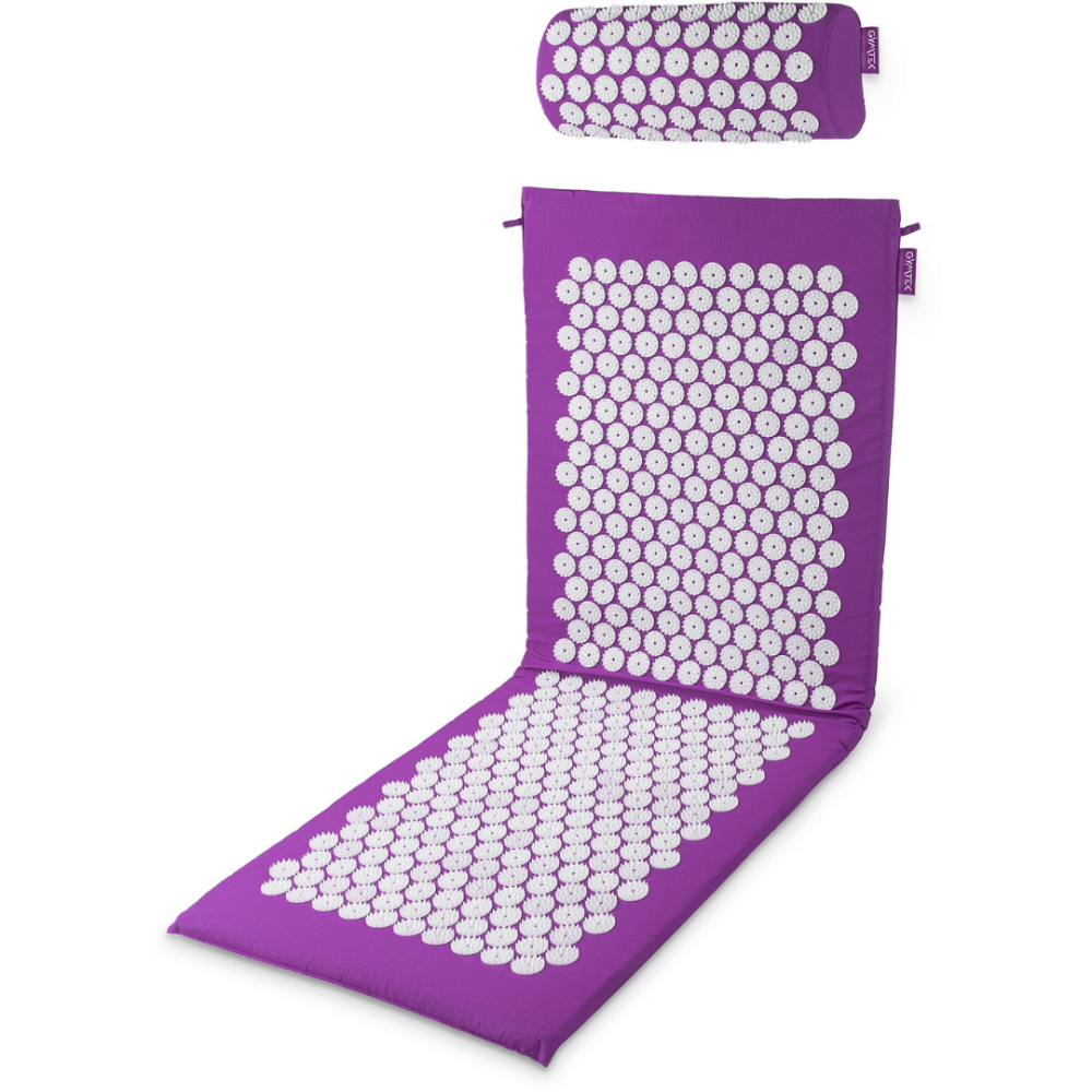 Килимок акупунктурний з валиком Gymtek фіолетовий Київ - фото 3