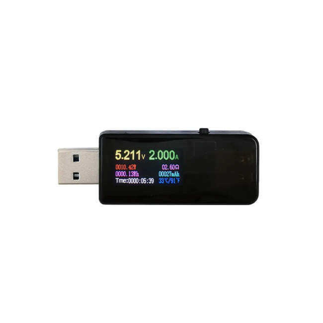 USB тестер Atorch U96P 13 в 1, вимірювач струму, напруги, ємності, потужності, D+/D- Київ - фото 2