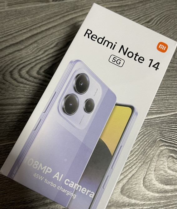 Redmi Note 14 5G NFC 6/128GB Black ! Новый! В заводской пленке Харьков - изображение 5