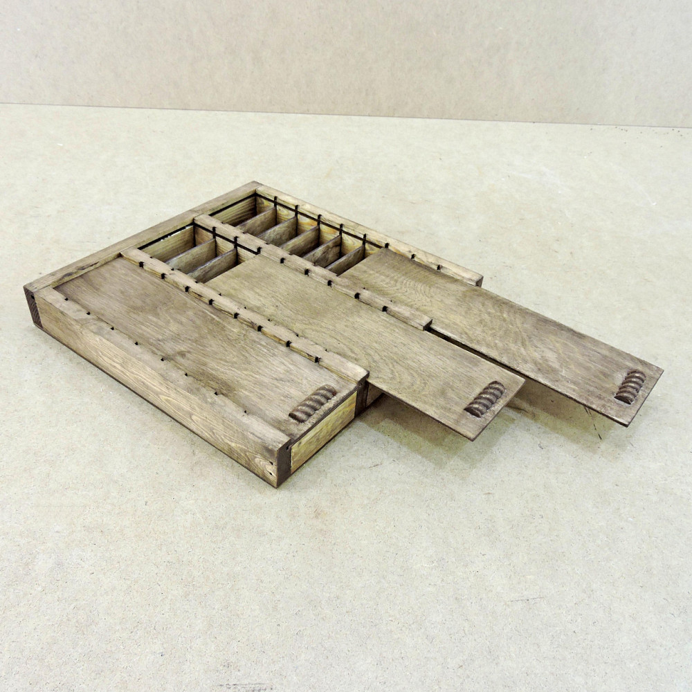 Пенал для рибальських снастей "Карась 27" 30х30х4см коричневий Миколаїв - фото 7