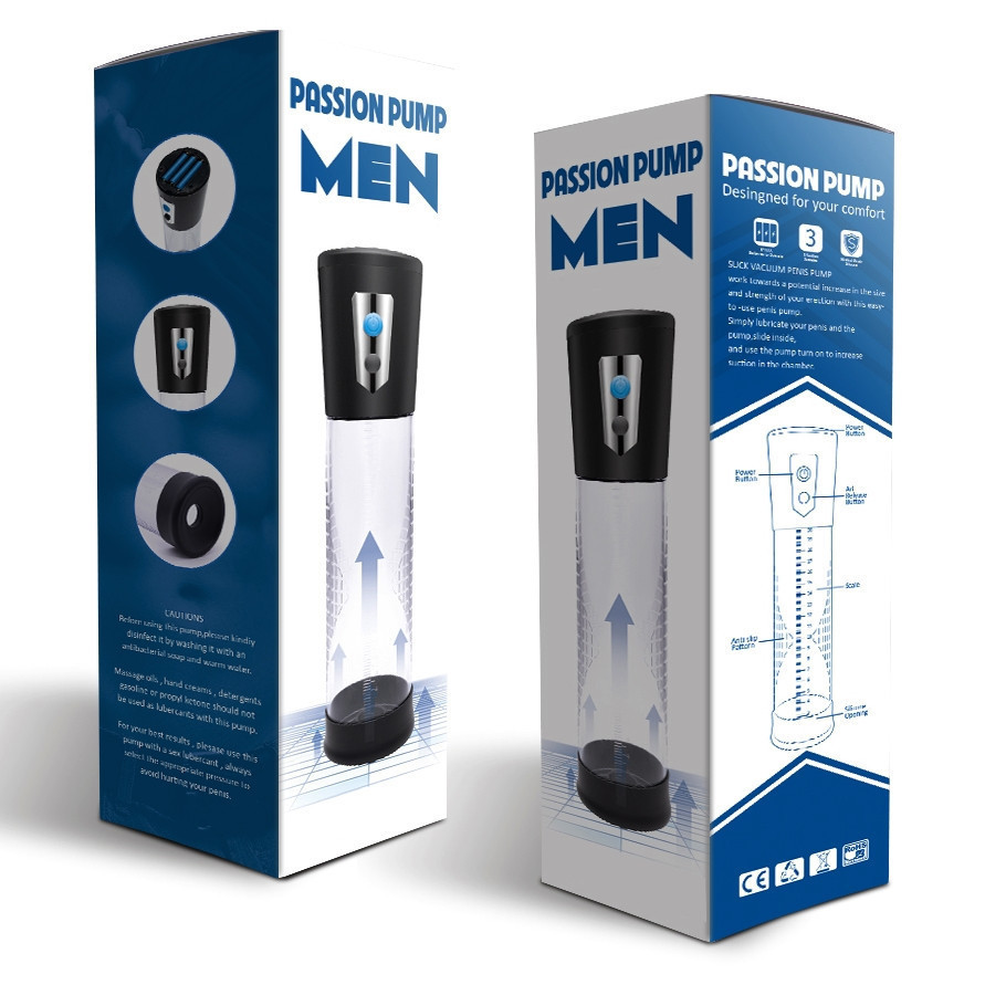 Автоматична вакуумна помпа CANWIN Passion Pump Men - P401A Sex Aura Київ - фото 8