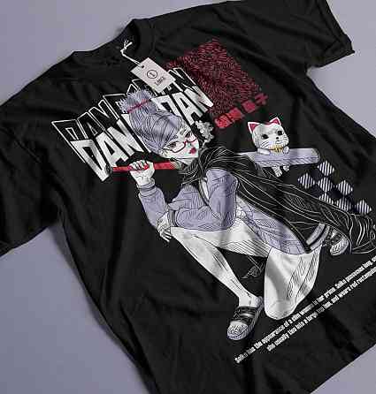 Футболка для мальчика аниме Сеико Айасе Дандадан Косплай оверсайз (рост от 165 до 180 ) Черний AnimeJ1101m Днепр